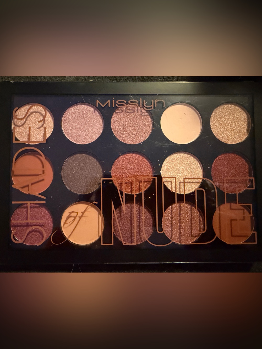 Shades of Nude Eyeshadow Palette by Misslyn Cosmetics Brand New